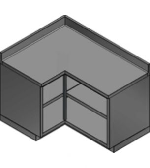 Cabinet de bar en « L »