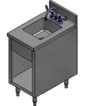 Cabinet de bar, évier à mains (Pattes)
