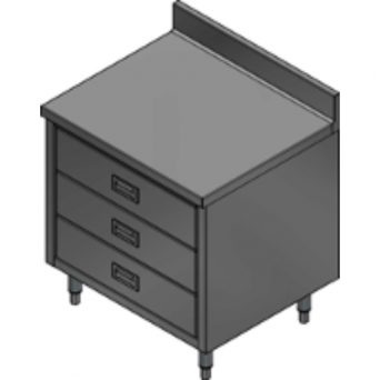 Cabinet de bar avec tiroirs (Pattes)