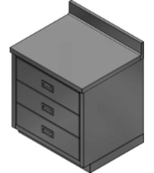 Cabinet de bar avec tiroirs